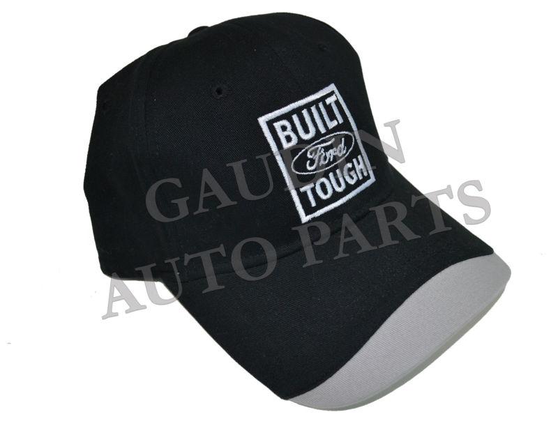 New built ford tough hat black with gray swipe adjustable size