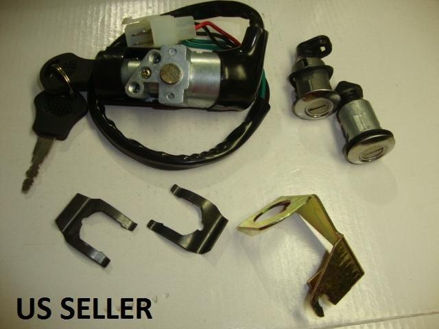 5  wire ignition switch set for moped scooter : 50cc 150cc 250cc key chinese >