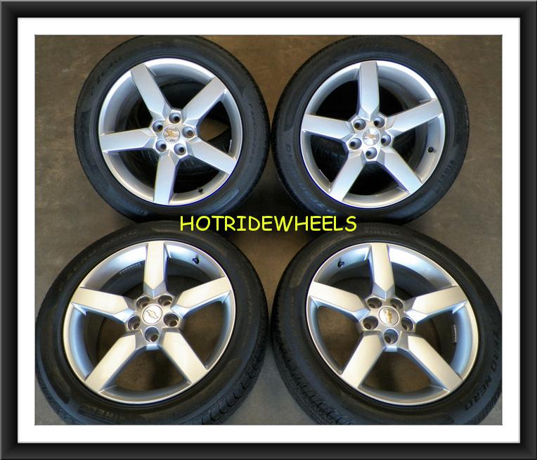 Find 19" CHEVY CAMARO OEM WHEELS WITH NEW PIRELLI TIRES 245/50/19