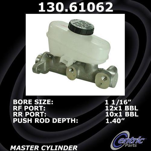 Find CENTRIC 130.61062 Brake Master CylinderPremium Master Cylinder in