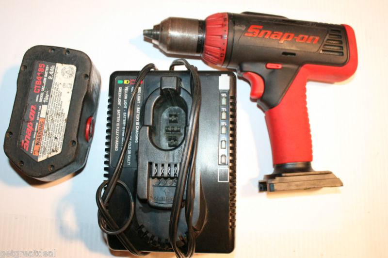 Snap-on tools 1/2" capacity 18v slide-on cordless driver/drill kit cdr4850a