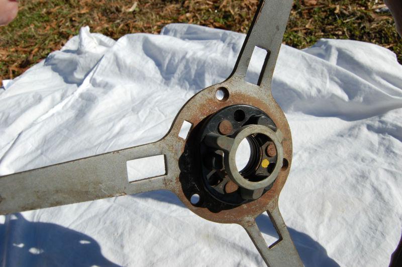 1970 Barracuda E Body WOOD Grain STEERING WHEEL Nice, US $140.00, image 3