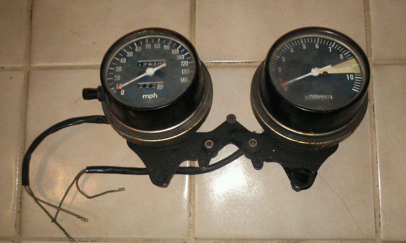 77 honda cb750 cb 750 k 4 four sohc gauges speedometer tachometer speed tach