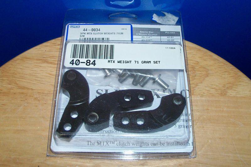 Slp   mtx 71 gram clutch weights for arctic cat 9 tower  3 pack plus rivets