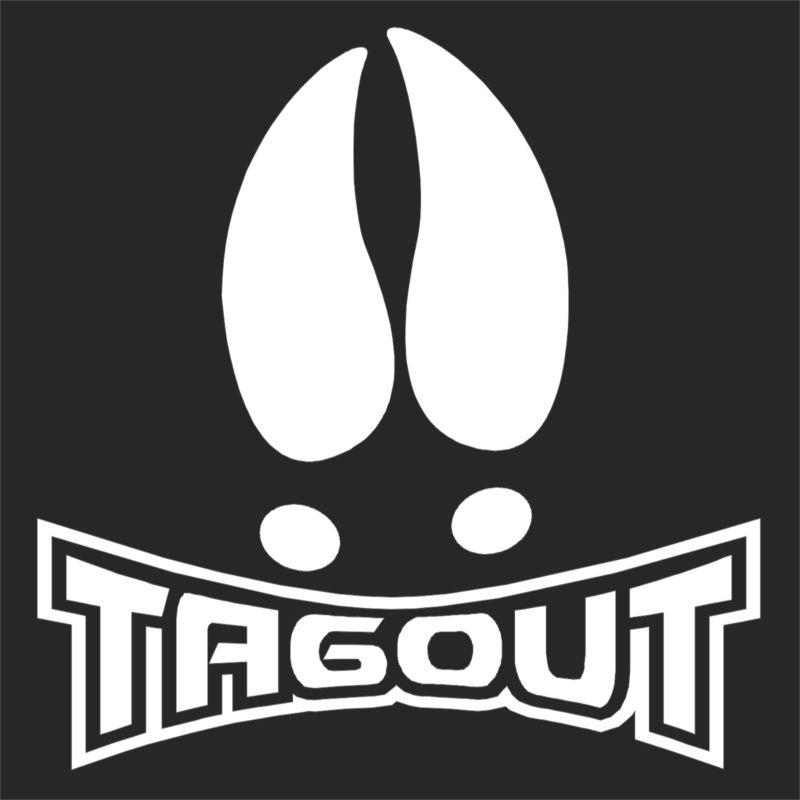 Whitetail hunting buck deer track tagout vinyl decal sticker