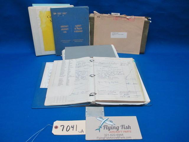 Cessna 310 b data tag and airframe log books 1956 (7041)