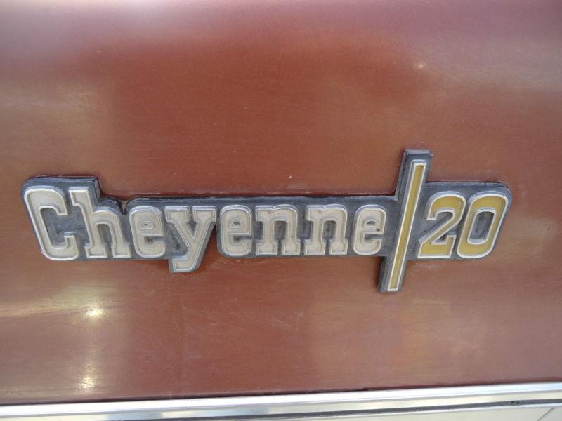 Emblem cheyenne 20 74 chevy cheyenne 20 camper special pick up oem