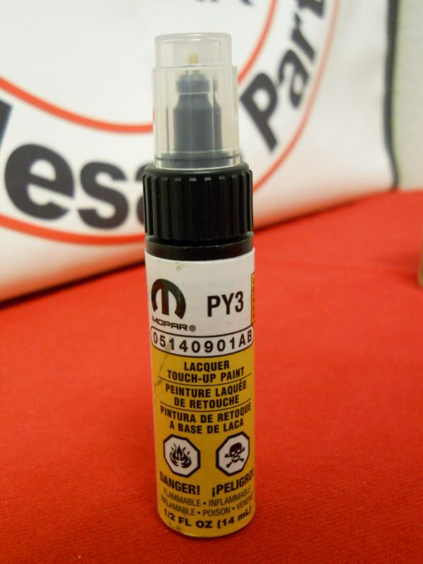 Dodge jeep chrysler ram fiat classic yellow touch-up paint (py3/cy3) mopar