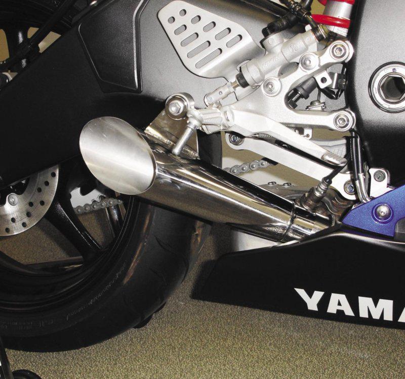 Hotbodies racing megaphone slip-on exhaust polished polished so7gs-xso 208032