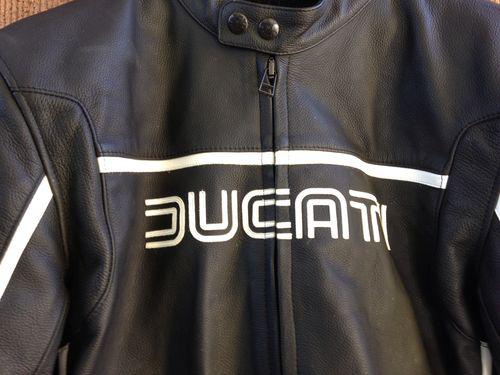 Dainese Leather Ducati 80's Jacket Size 54, US $152.50, image 2