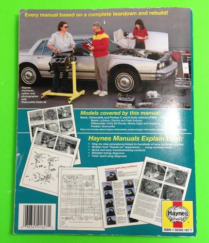 Haynes #19020 Service Manual Buick, Oldsmobile, Pontiac Full-Size 1985-1995 FWD, US $5.99, image 2