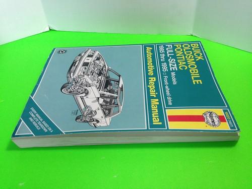 Haynes #19020 Service Manual Buick, Oldsmobile, Pontiac Full-Size 1985-1995 FWD, US $5.99, image 6