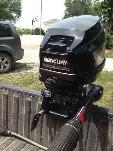 1995 Mercury 15 Hp Outboard- 2 Stroke- long shaft, US $675.00, image 4