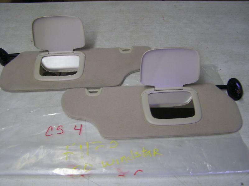 Sell 2000 HONDA ACCORD SUN VISORS SUNVISORS TAN CLOTH OEM in Northeast
