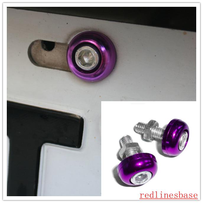 Find PURPLE 2 PIECES PLATING LICENSE PLATE SCREWS BOLTS in Chino