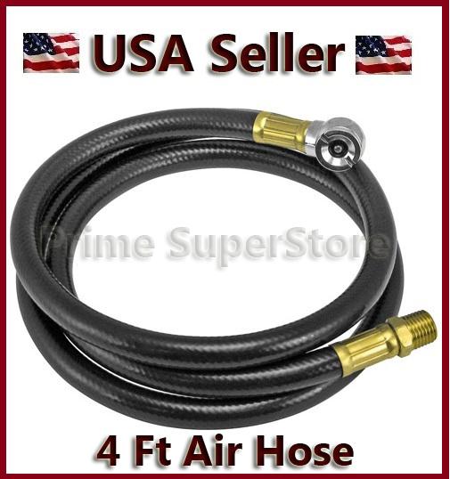 New bell replacement 4 ft 300 psi air hose with tire chuck 4 compressor/air tank