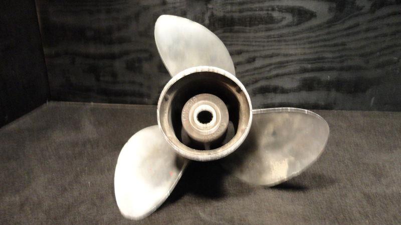 Used johnson/evinrude stainless steel propeller 14.5x19 outboard boat prop p648