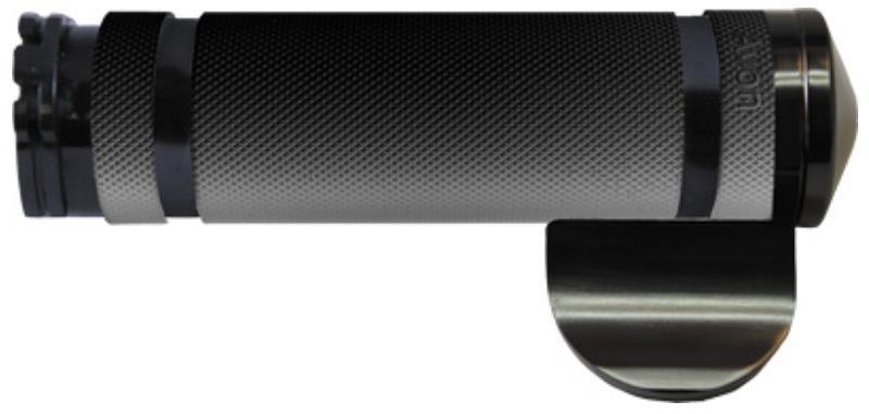 Avon grips air-ss grips with throttle boss - chrome  air-99-fly-boss