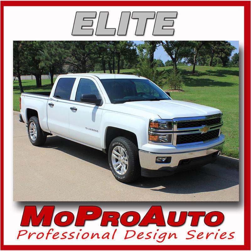 Gmc sierra elite 3m pro grade 2014 vinyl side stripes decals graphics 8mn
