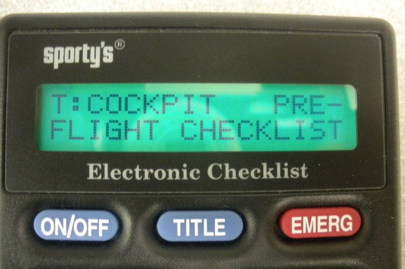 SPORTY'S ELECTRONIC CHECKLIST - CESSNA 172P, US $12.50, image 2