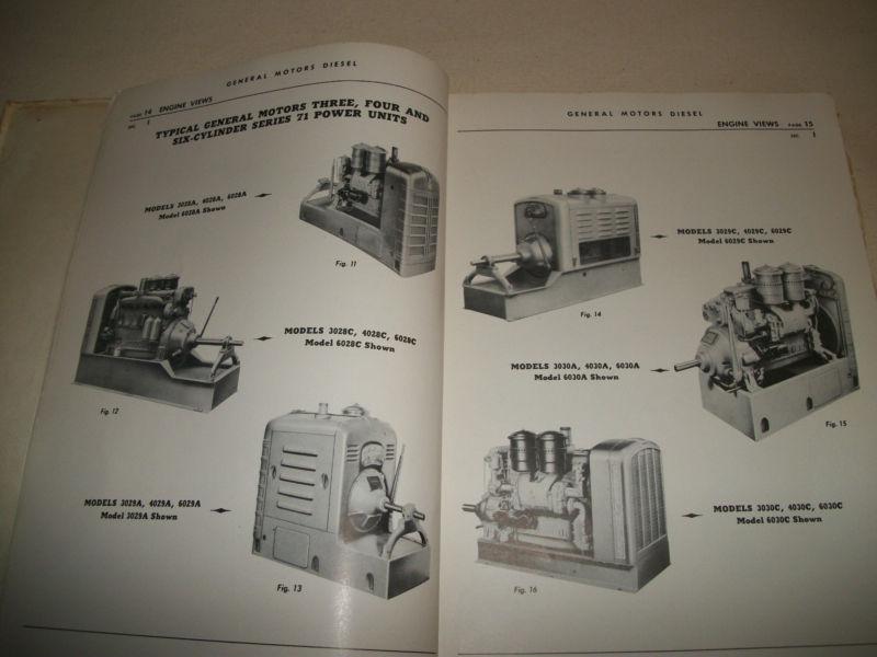 1950 GM DETROIL DIESEL INDUSTRIAL UNITS 3 4 6 CYLINDER 71 OPERATOR'S MANUAL, US $45.00, image 2