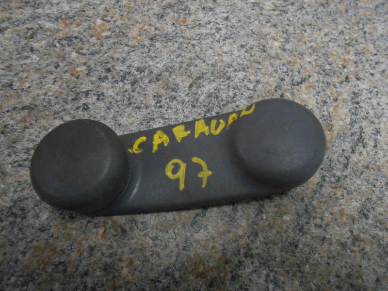 32743b  1996-2000 dodge caravan voyager gray window crank opener e-129