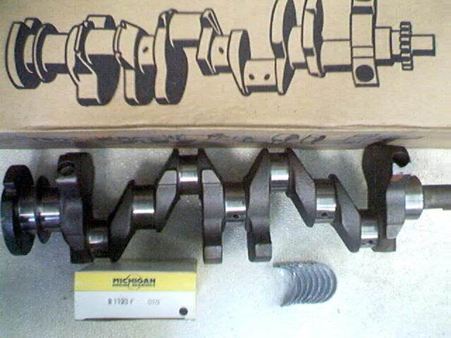 Crankshaft & bearinrgs pontiac 151 4 cyl 1977-1979