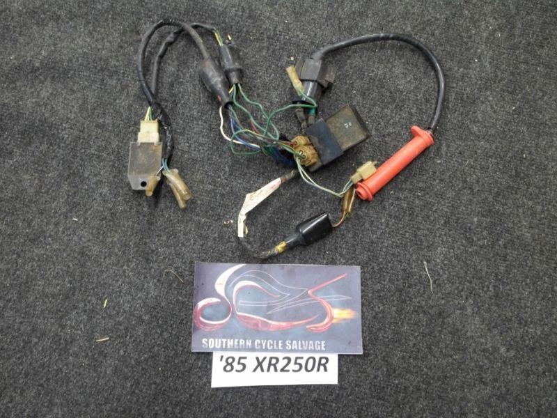 1985 honda xr250 xr 250 r wiring harness coil cdi 1984 oem