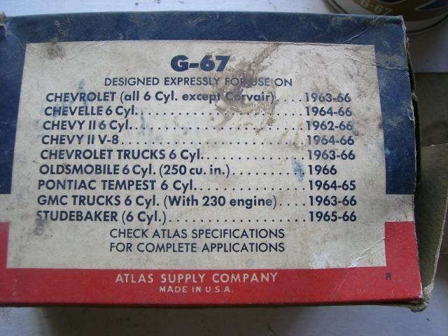 Aftermarket atlas engine oil filter 1965-1966 studebaker