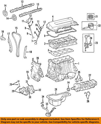 Toyota oem 135400d010 timing damper/engine timing chain tensioner