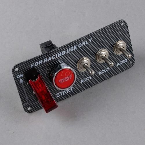 NEW Racing Car F-1 Ignition Switch Panel Engine Start Button Red LED Toggle V88, US $34.55, image 4