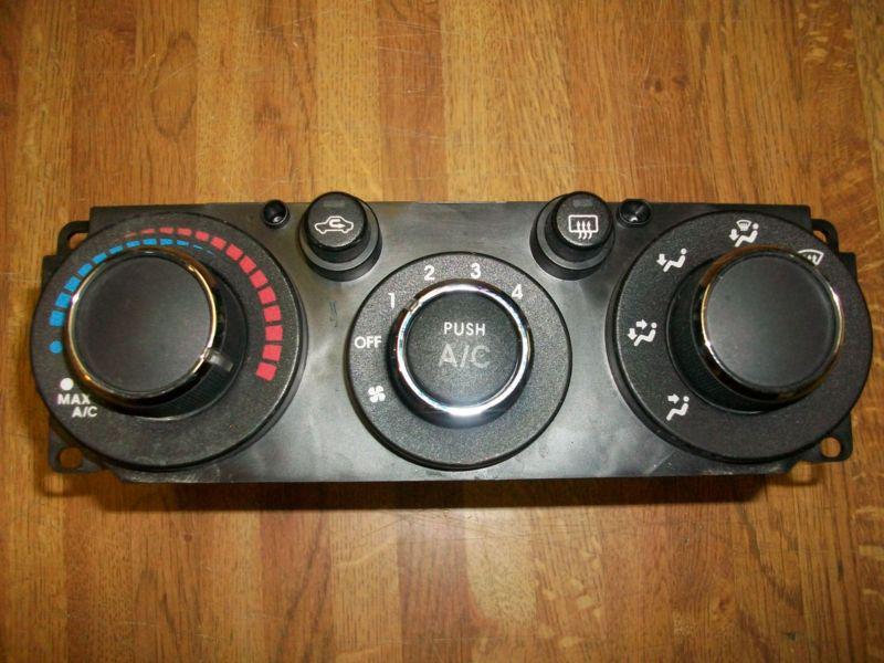 Heater a/c controls hvac mitsubishi eclipse 2008