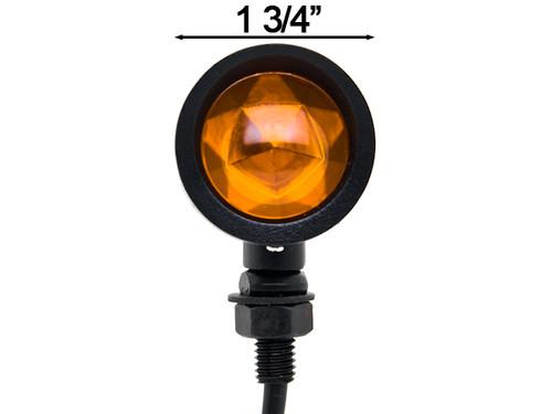 2 pcs Black Amber Turn Signals Lights For Harley Davidson Softail Fat Boy FLSTF, US $29.99, image 5