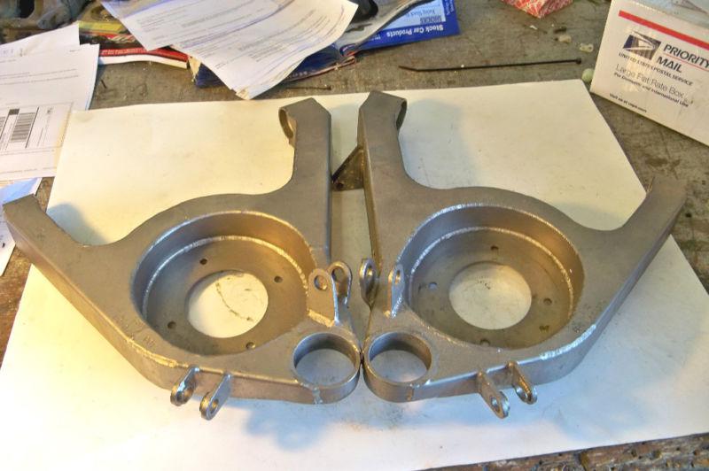 Front steer cot lower a arms chromoly helix tig nascar arca matched set