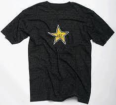 New rockstar one industries writing on the wall tshirt black xlarge