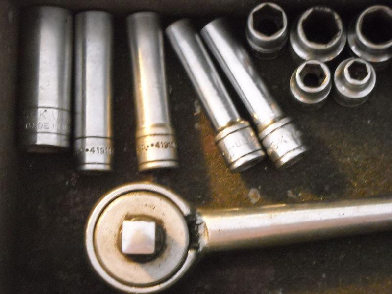 VINTAGE S-K SOCKET SET-18 PC.-3/8 & 1/4 IN OLD BOX, US $29.99, image 4