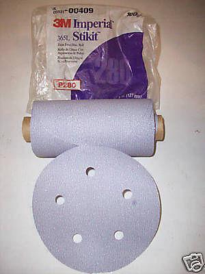 3m # 00409 - imperial stickit disc - 5" p280 grit - 100 disc  new