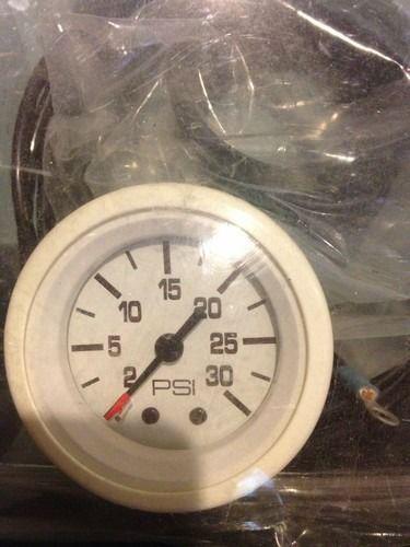 Mercury water pressure gauge white bezel & face 859688-2 marine boat