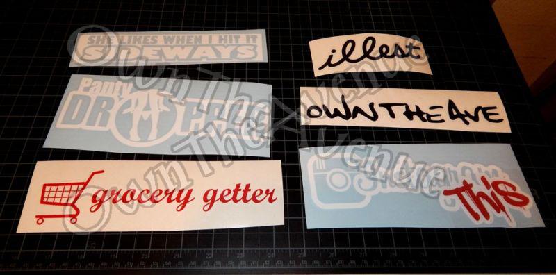 Jdm sticker lot / pack grocery getter instagram funny drift ota decals