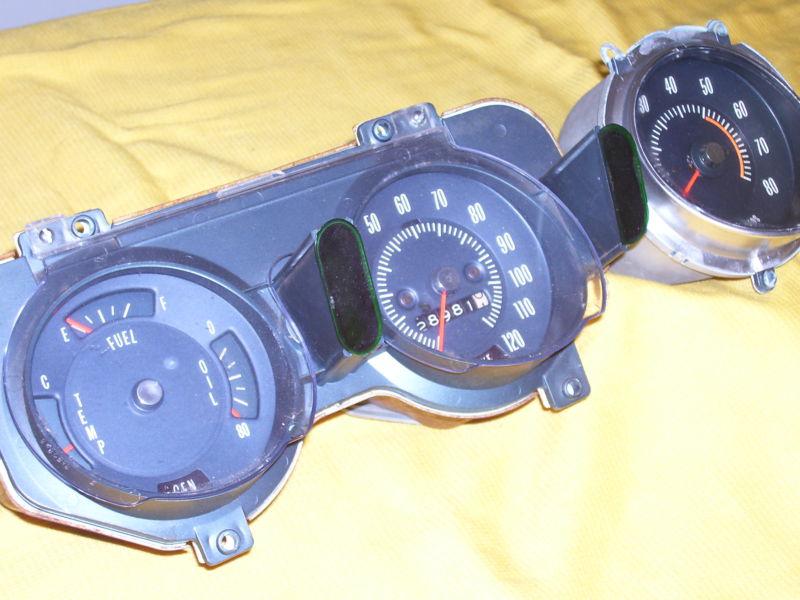 Sell 60s Pontiac GTO = Rally Dash Gauges Cluster Set w/ Tach