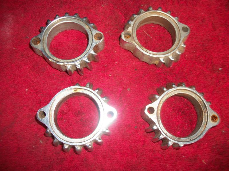 Sell DRAG BIKE KZ Z1 VINTAGE EXHAUST FLANGES 7380 KAWASAKI 900/1000