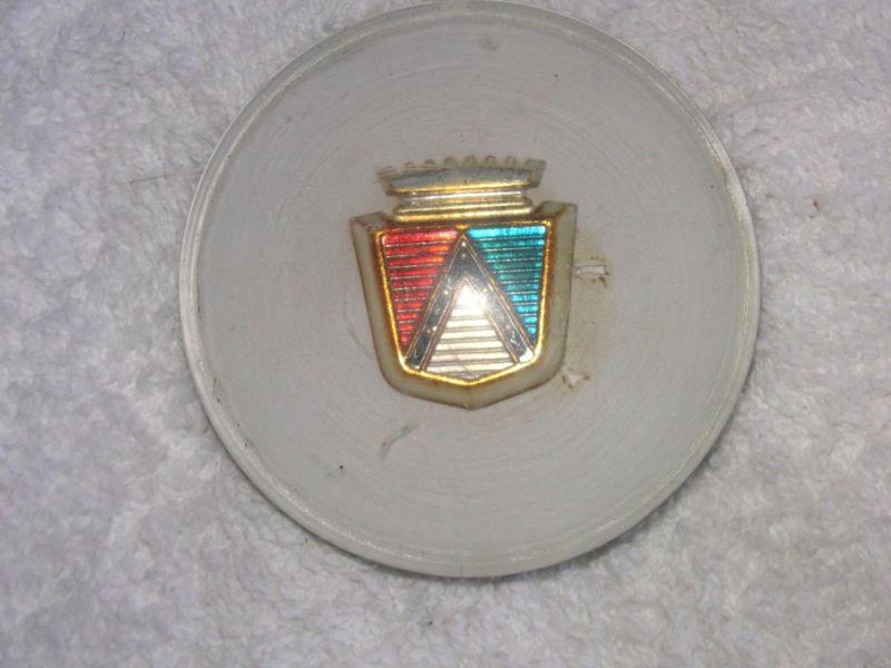 1957 ford power steering horn ring-cracked but center is driver quality my# 444