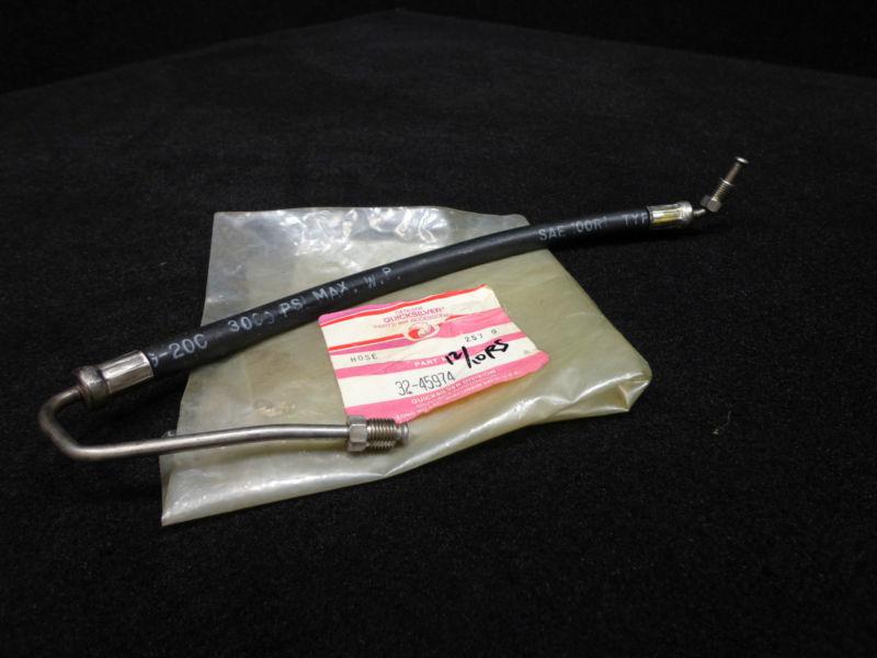 Gimbal housing hydraulic hose#32-45974 1978-1991 mercury mercruiser sterndrive#4