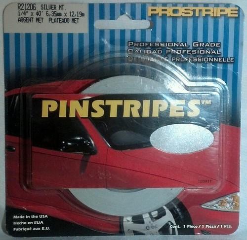 New prostripe pinstripes silver mt pro pinstripe tape 1/4 inch x 40 foot 