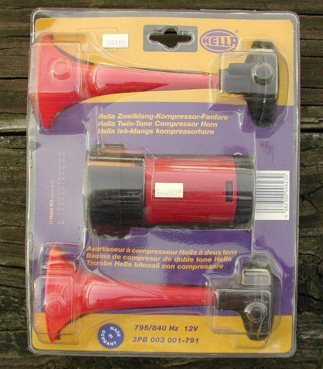 Sell Hella Germany Dual Twin Tone Compressor Air Horn 12v in Mohrsville