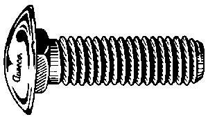 25 qty-bumper bolt 7/16-14 x 1-1/2 uncapped-zinc(11770)