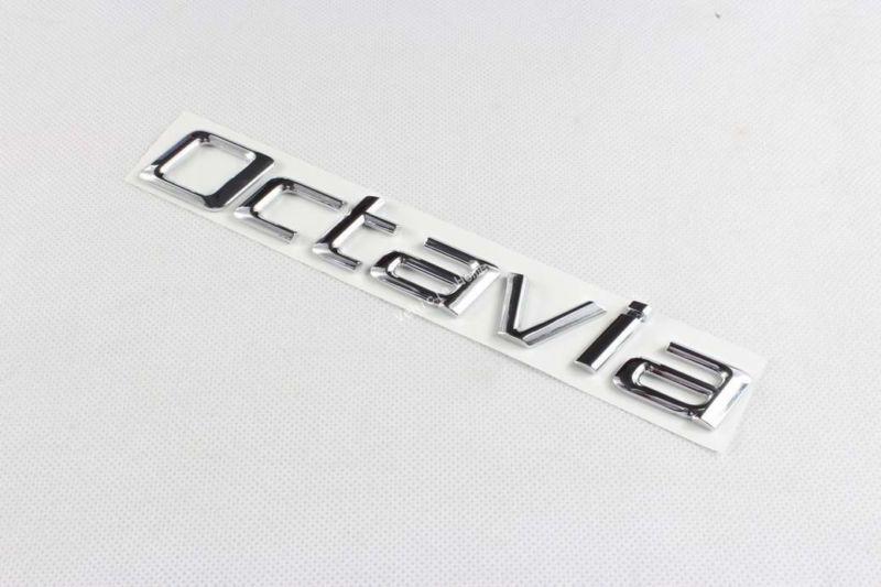 Oem rear trunk lid chrome emblem octavia fit for vw skoda octavia 1zd 853 675 f