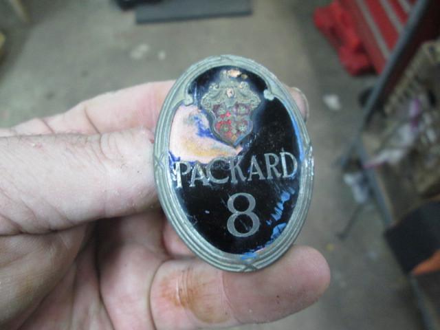 1936 packard standard 8 senior grille badge cloisonné