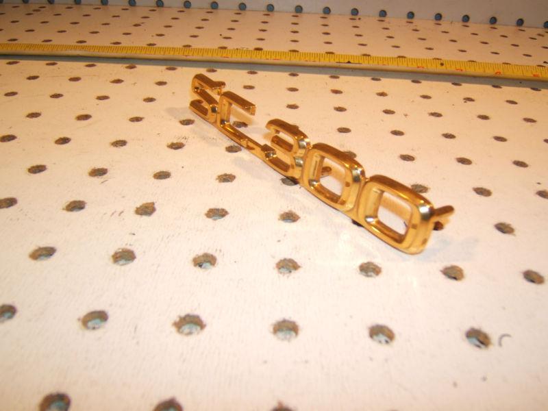 Lexus SC300 GOLD plated rear trunk center plastic SC300 one emblem, US $42.00, image 12