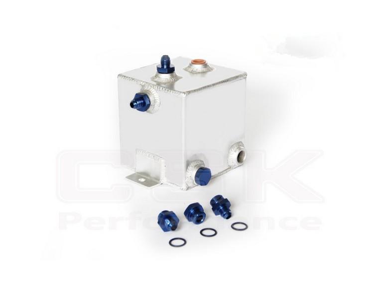 2l universal aluminium 2 litre swirl pot 2l fuel polished alloy surge tank